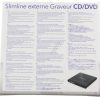 98938 EXTERNE DVD-BRANDER,  SLIM,  USB2.0