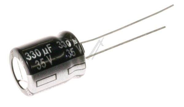 330UF-35V ECA1VHG331 ELCO RADIAAL 105° 10X12,5MM. RM=5,0MM. -ROHS-