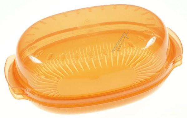 C00385926 484000008885 STOOMSCHAAL OVAAL VOOR OVEN/ MAGNETRON 2,5L ORANJE
