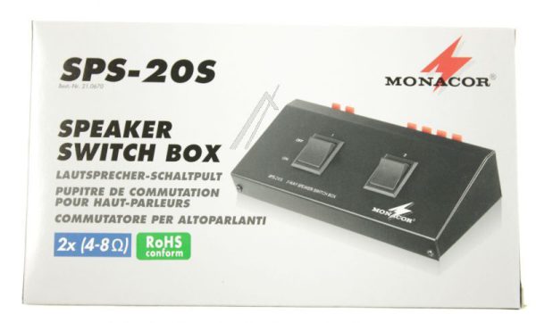 SPS-20S 0210670 SCHAKELPANEEL VOOR 2 PAAR LUIDSPREKERBOXEN