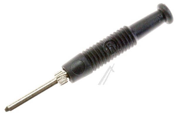 MST 3 973 509-100 BANAANSTEKER 2,0MM. ZWART,  HIRSCHMANN
