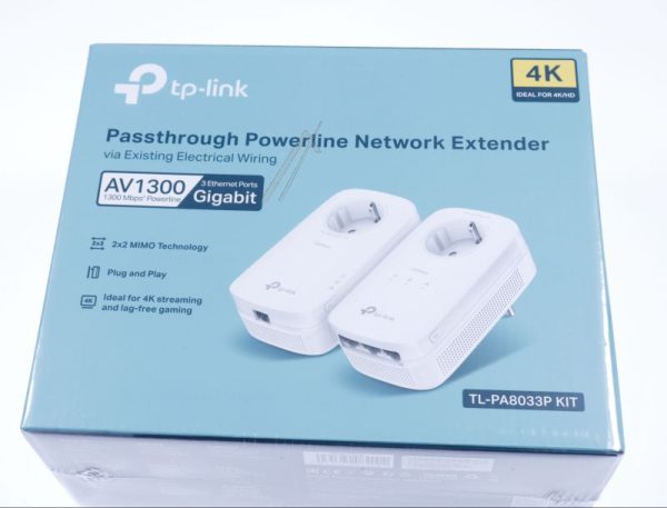 AV1300 TL-PA8033P KIT POWERLINE-ADAPTER,  1300MBIT/ S,  STECKDOSE,  SET