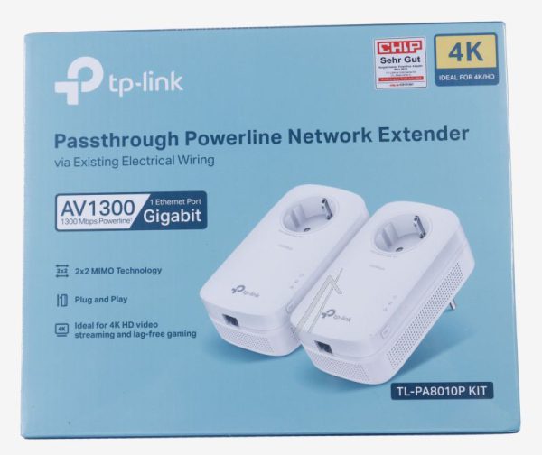 AV1300 TL-PA8010P KIT POWERLINE-ADAPTER,  1300MBIT/ S,  ,  SET VAN 2
