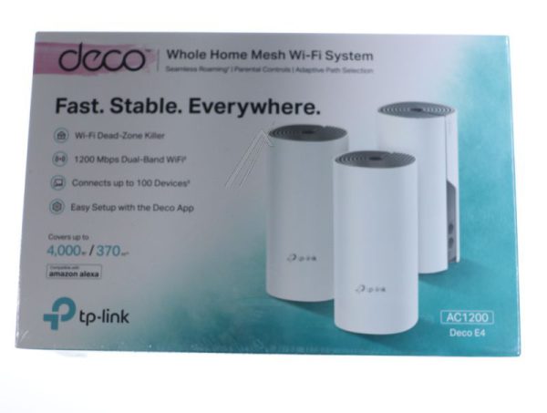 AC1200 DECO E4(3-PACK) WI-FI SYSTEEM VOOR HET HELE HUIS
