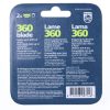 QP420/ 50 ONEBLADE 360° RESERVEMES,  ZILVER,  2 STUKS