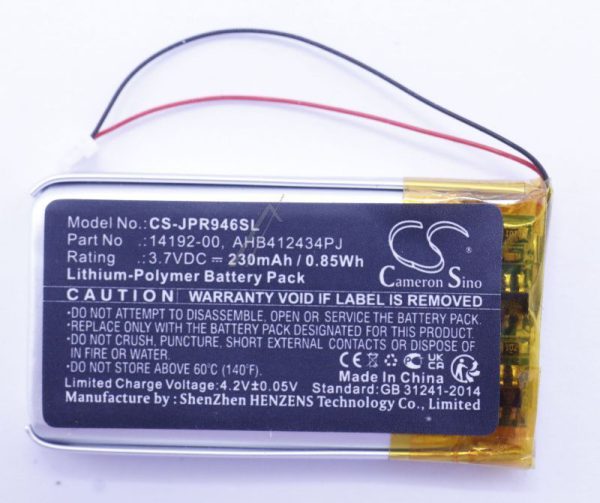 geschikt voor AUDI OA37058 3,7V-230MAH LI-POLYMEER HOOFDTELEFOON-ACCU