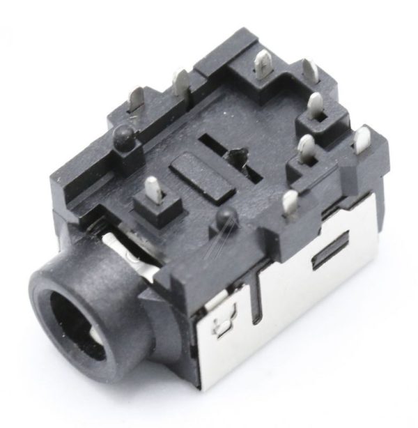 30087017 JACK HEADPHONE BLK 3 POLE SIDE PIP ROHS