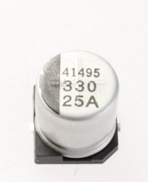2402-001330 C-AL, SMD:330UF,20%,25V, TP,10X10MM