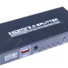 HDMI-2.0 VERDELER 1X IN - 4X OUT,  3D UHD 4K*2K@60HZ HDCP2.2