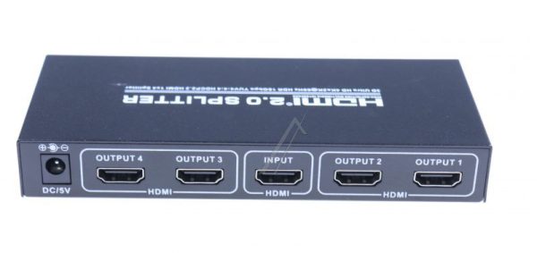HDMI-2.0 VERDELER 1X IN - 4X OUT,  3D UHD 4K*2K@60HZ HDCP2.2