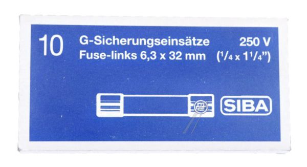 2,5A-T US ZEKERING TRAAG 6,3X32MM. INH:10 ST.