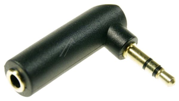 65364 ADAPTER JACK 3,5 MM 3 PIN STEKER HAAKS > JACK CONTRA 3,5MM STEREO