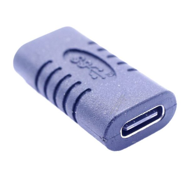 USB-C VERBINDER,  3.1, 10GBPS,  PVC,  ZWART