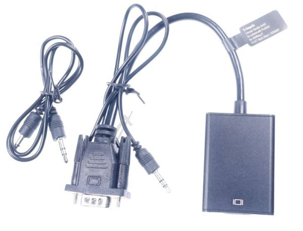 VGA ADAPTER,  HDMI-A VROUWELIJK,  1080P,  15CM