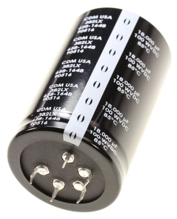 18000UF-100V ELKO RADIAL 85° 50X82MM SNAP-IN -ROHS-