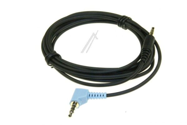 554327 JACKST 3,5MM HAAKS BLAUW-JACKST 3,5MM RECHT ZWART- 2M