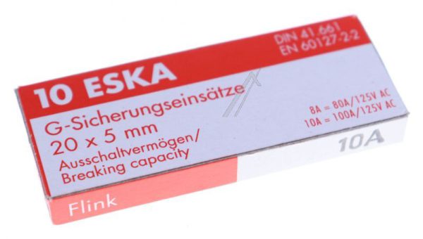 10A-F ZEKERING SNEL,  5X20MM.,  INH:10 ST. ROHS-CONFORM