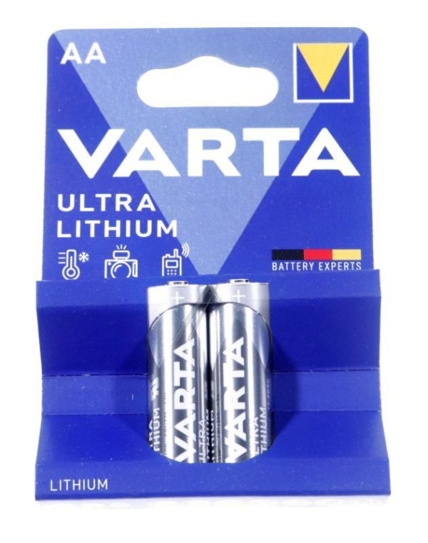 LR6 6106301402 1,5V ULTRA LITHIUM PENLITE AA BATTERIJEN,  BLISTER À 2 STUKS