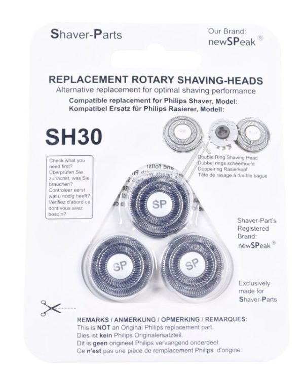 SCHEERKOP-SET ALTERNATIEF VOOR PHILIPS SH30 VOOR SERIES 1000    3000