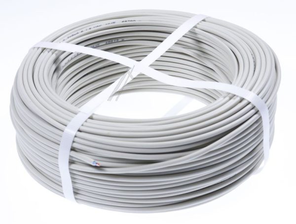TK 400 TELEFOONKABEL ROND 2X2X0,6MM² GRIJS,  ROL À 100MTR.