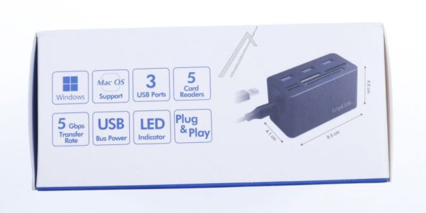 CR0042 USB 3.0 HUB 3-POORTEN    KAARTLEZER