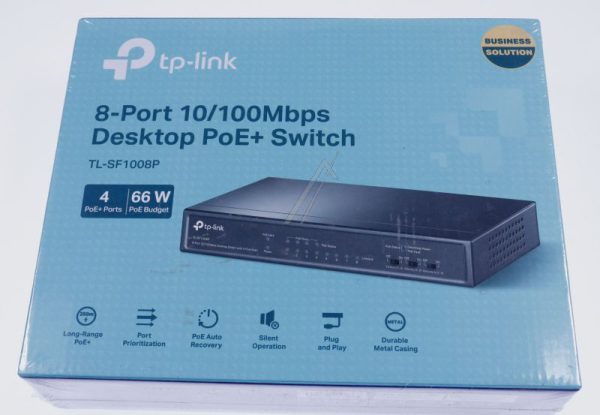 TL-SF1008P TP-LINK SWITCH 8X 10/ 100MBIT UNMANAGED POE