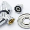 421504 KRAAN 1/ 2" MESSING VERCHROOMD