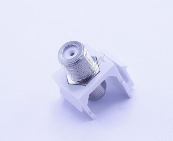 F-VERBINDER KEYSTONE MODUL,  WEISS,  SILBER