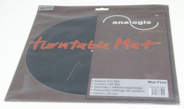 MAT FIVE AUFLAGE AUS FILZ/ CARBON 2-LAGIG,  1,3MM STARK,  Ø=298MM