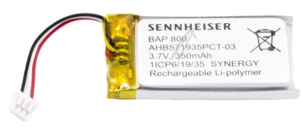 573695 3,7V-350MAH LI-POLYMEER ACCU VOOR BAP800