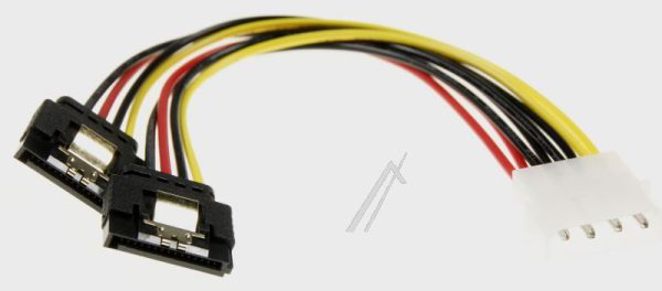 85237 KABEL MOLEX 4PIN STEKER > SATA 15PIN CONTRA 20CM