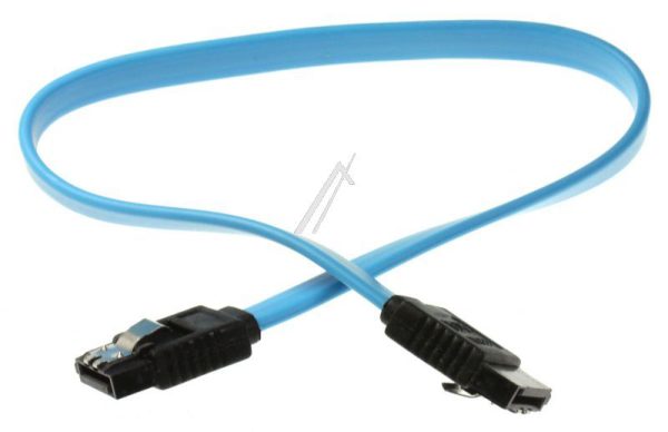 SATA 6GB/ S SATA-III KABEL MET METALEN BEVESTIGING,  L: 30CM.