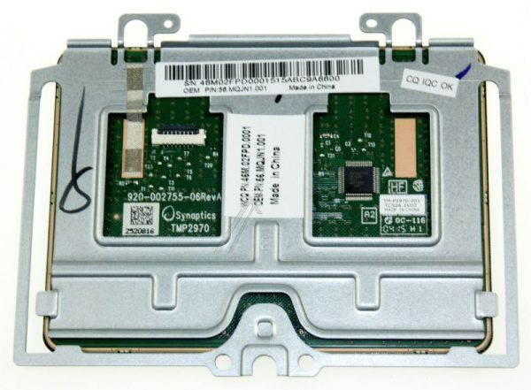 56.MQJN1.001 TOUCHPAD.W/ MYLAR.ZWART