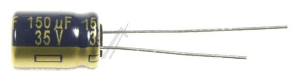 150UF-35V EEUFC1V151 ELCO RADIAAL 105° 8X11,5MM. RM=3,5MM. -ROHS-