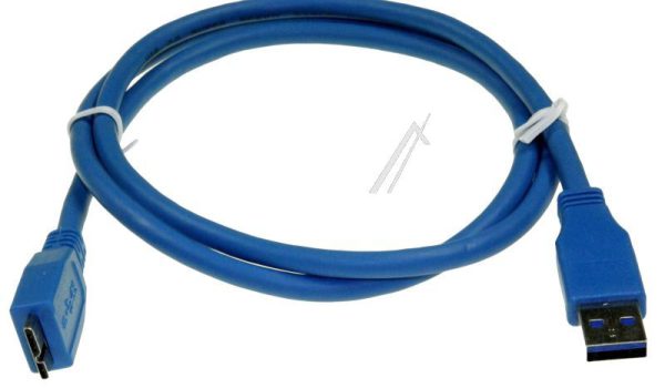 USB3.0-KABEL,  USB-A ST. /  MICRO USB-B ST. 1,0MTR. BLAUW