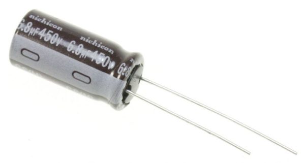 6,8UF-450V RADIAAL ELKO