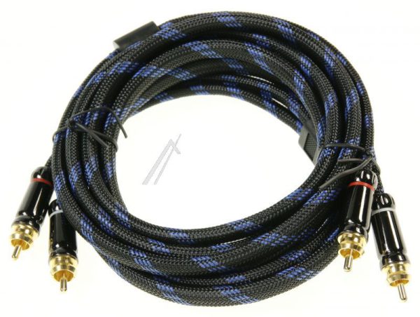 HQ PREMIUM 2X CINCH-STEKER /  2X CINCH-STEKER,  2,5MTR.