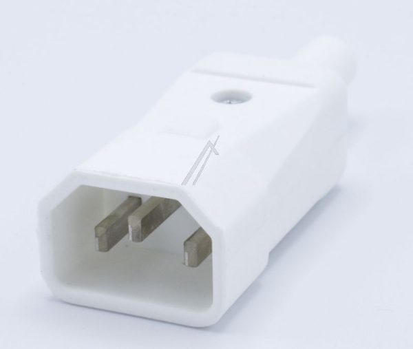 C14 915.271 KALTGERÄTESTECKER MIT SCHUTZKONTAKT 10A/ 250V,  70°C