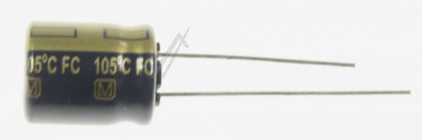 100UF-50V EEUFC1H101 ELCO RADIAAL 105° 10X12,5MM. RM=5,0MM. -ROHS-
