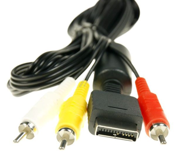 AV (AUDIO-VIDEO)-KABEL VOOR PS1 /  PS2 /  PS3