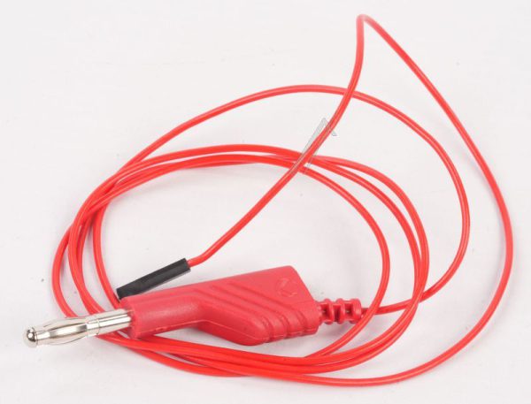 MAL N 4-0,64/ 100-0,25 SERIES 934160101 MESSLEITUNG,  0.64MM-VIERKANTBUCHSE AUF 4MM-BANANENSTECKER,  ROT,  60V,  3A,  1M