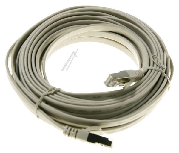 PATCHKABEL CAT7 RJ45 U/ FTP GRIJS 10,0M SLIM