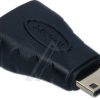 ADAPTER,  HDMI-A-CONTRA /  HDMI-C-STEKER (MINI) ZWART