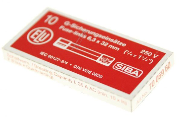 12,5A-F 189000.12,5 US ZEKERING SNEL 6,3X32MM. INH:10 ST. ROHS-CONFORM