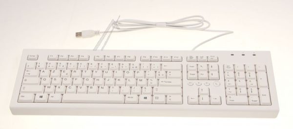 904367-051 USB WIRED KEYBOARD,  WHITE