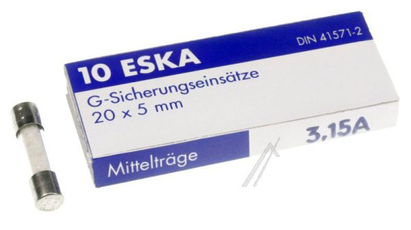 3,15A-M ZEKERING MIDDELTRAAG 5X20MM. INH:10 ST. ROHS-CONFORM