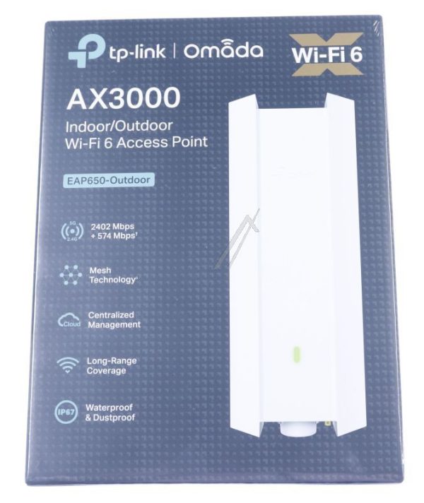 EAP650-OUTDOOR TP-LINK EAP650-OUTDOOR AX3000 INDOOR/ OUTDOOR DUAL-BAND WI-FI 6 ACCESS  geschikt voor POINT