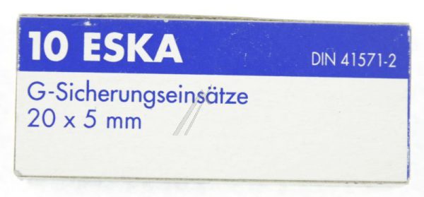 0,032A-M ZEKERING MIDDELTRAAG 5X20MM. INH:10 ST. ROHS-CONFORM