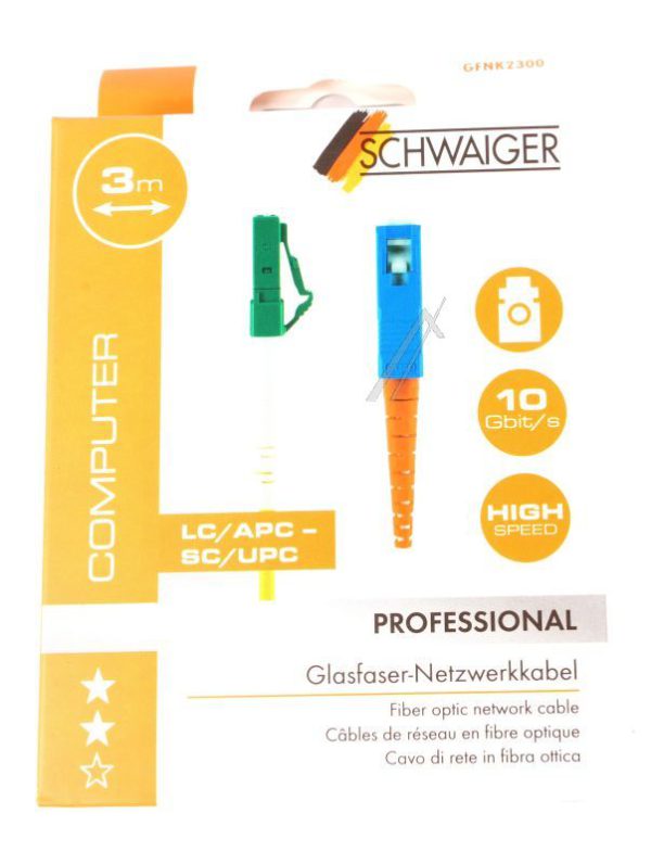 GFNK2300  OS2 10GBIT/ S LC/ APC - - SC/ UPC 3M WEISS