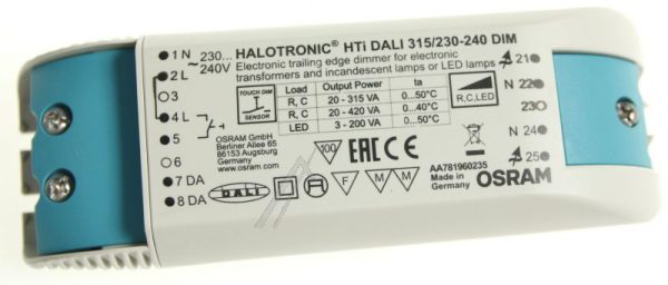 HTI DALI 315 DIM TRAFO FÜR NV-LICHTSYSTEM/ NV-HALOGENLAMPE 220-240 V